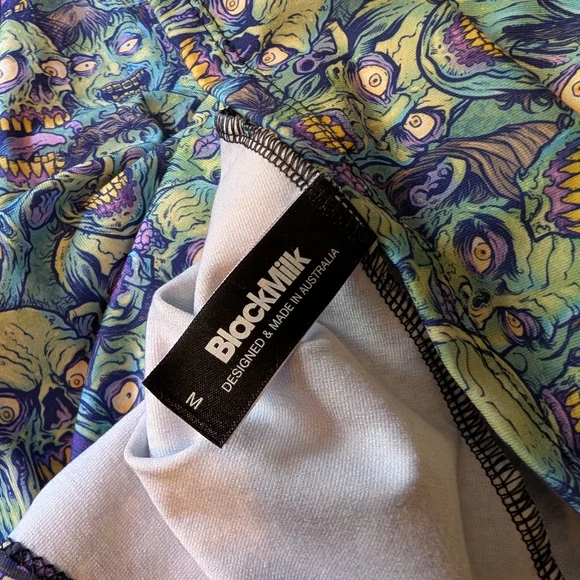 Blackmilk Zombie Skater Dress Psychobilly Goth Halloween Spooky Medium - Picture 5 of 5